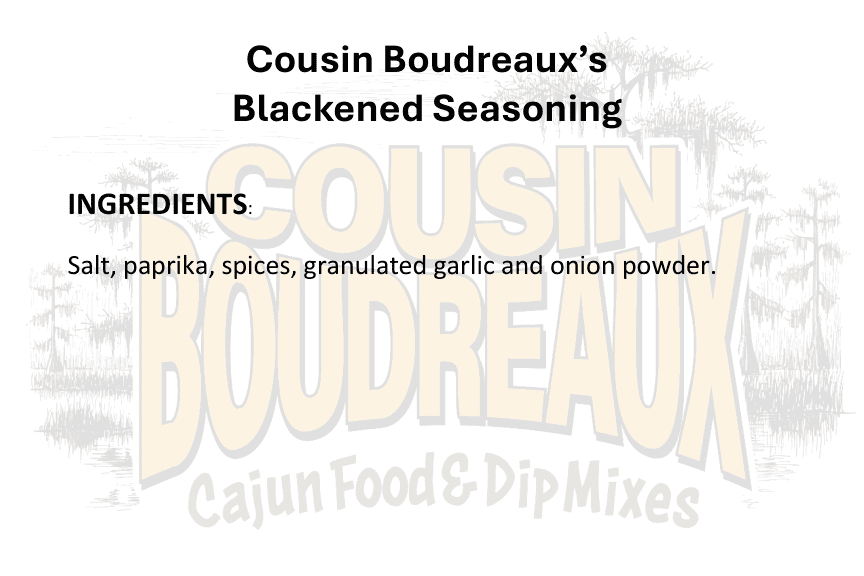 Cousin Boudreaux's Blackened Seasoning