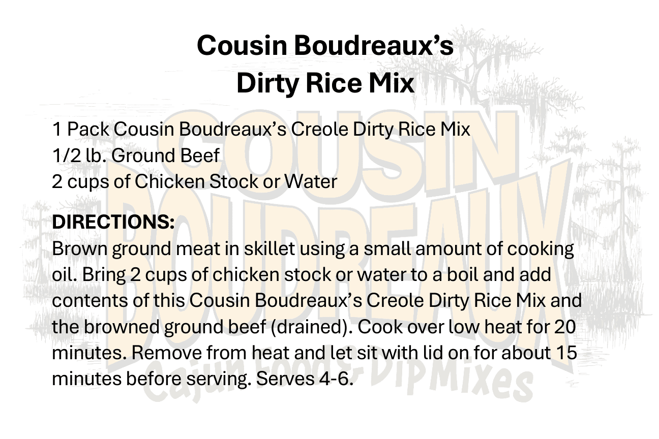 Cousin Boudreaux's Dirty Rice Mix