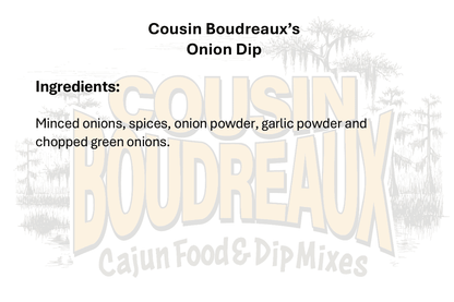 Cousin Boudreaux's Cajun Onion Dip Mix