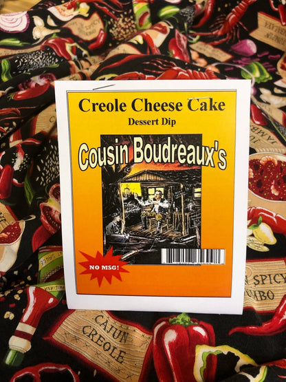 Cousin Boudreaux's Creole Cream Cheese Cake Dip